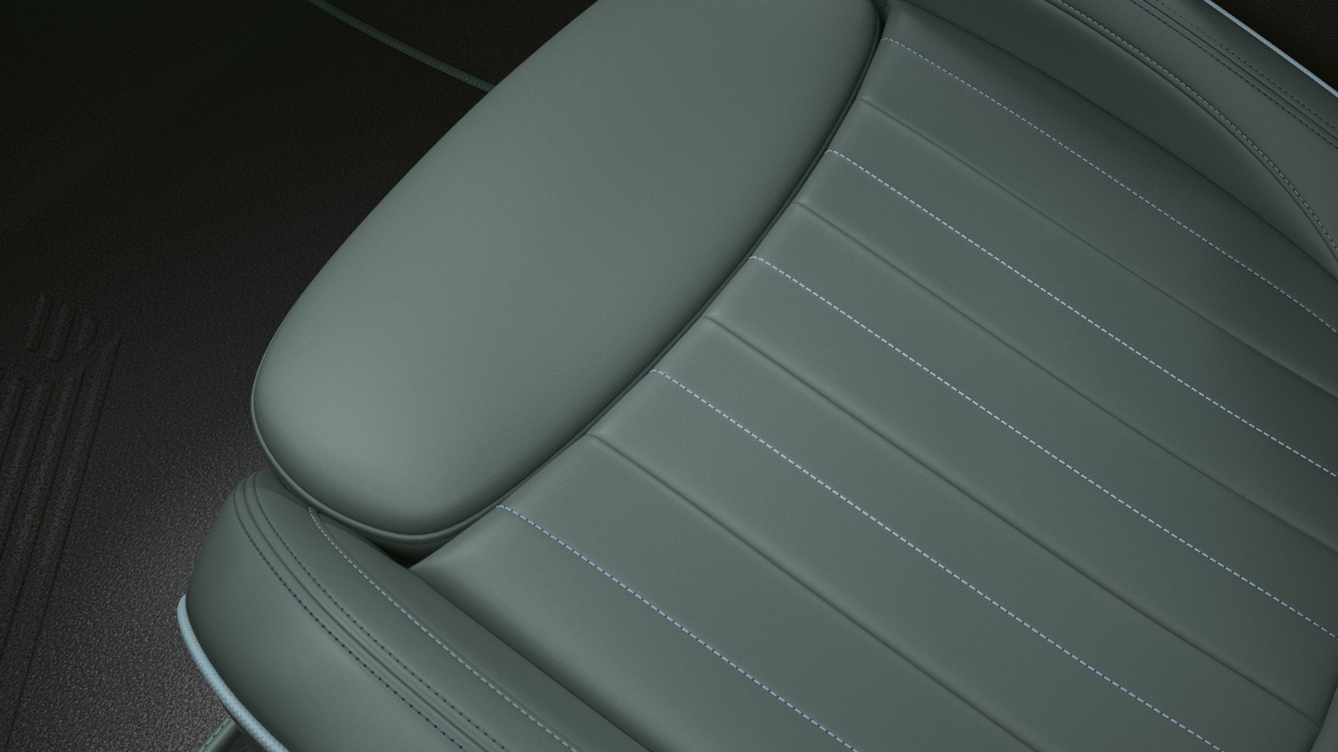 MINI Yoursレザー　ラウンジ　セージ・グリーン